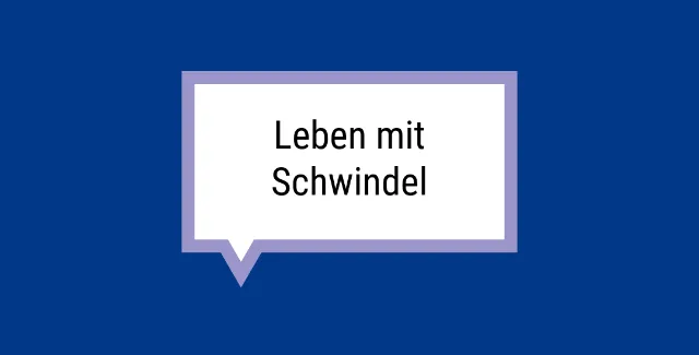 Rechteckige Sprechblase auf blauem Hintergrund in der 