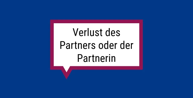 Rechteckige Sprechblase auf blauem Hintergrund, in der 