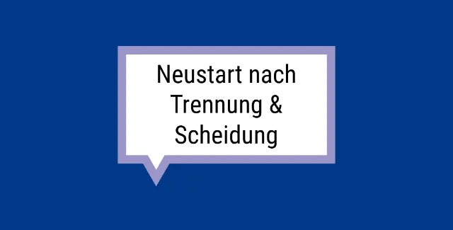 Rechteckige Sprechblase auf blauem Hintergrund in der 